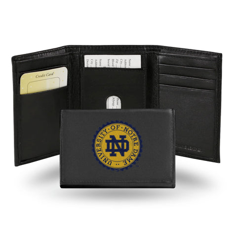 Notre Dame Fighting Irish Trifold Wallet - Embroidered