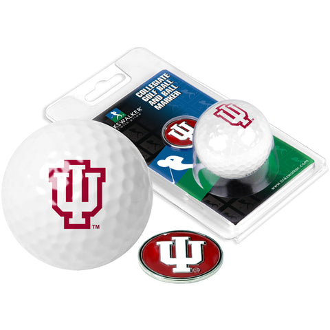Indiana Hoosiers Golf Ball One Pack with Marker