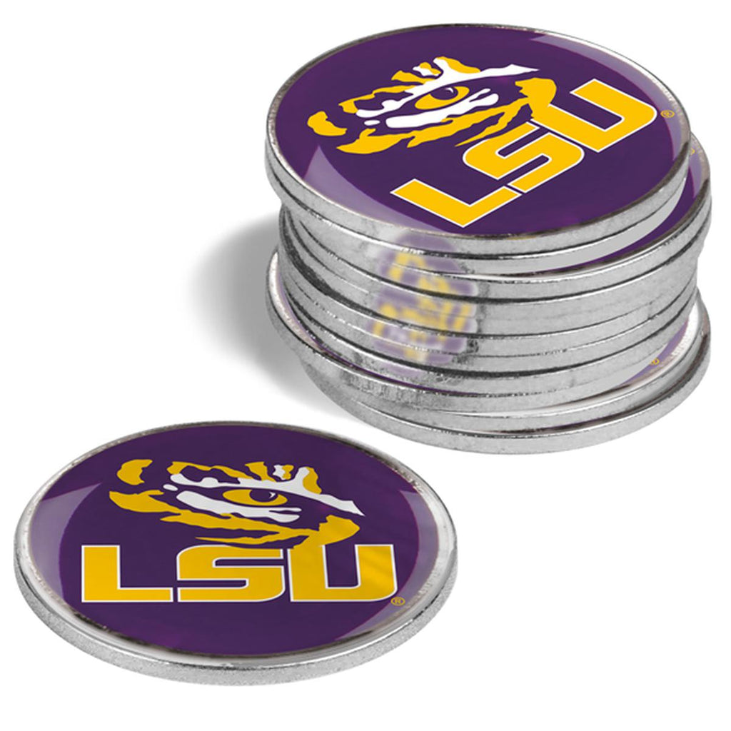 LSU Tigers 12 Pack Ball Markers