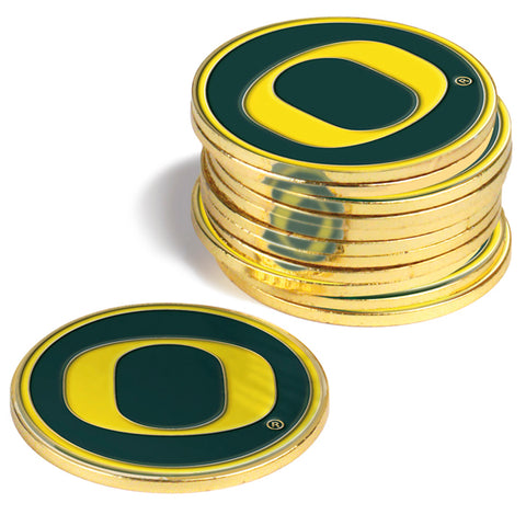 Oregon Ducks 12 Pack Ball Markers