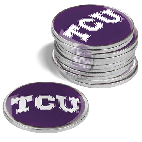 Texas Christian Horned Frogs 12 Pack Ball Markers