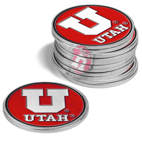 Utah Utes 12 Pack Ball Markers