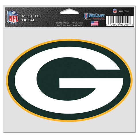 Green Bay Packers s Decal 5x6 Multi Use Color Logo