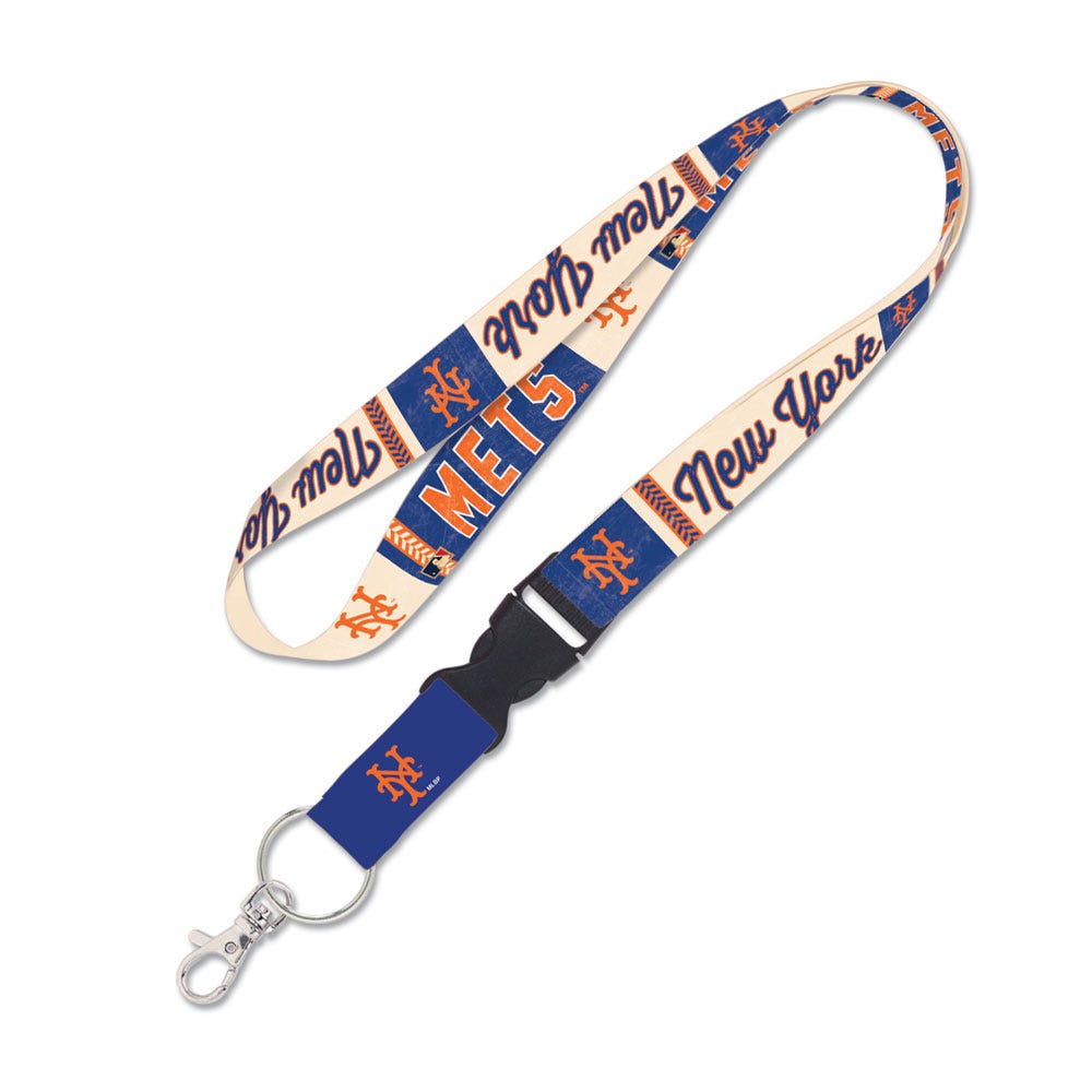 New York Mets Lanyard with Detachable Buckle Cooperstown Special Order