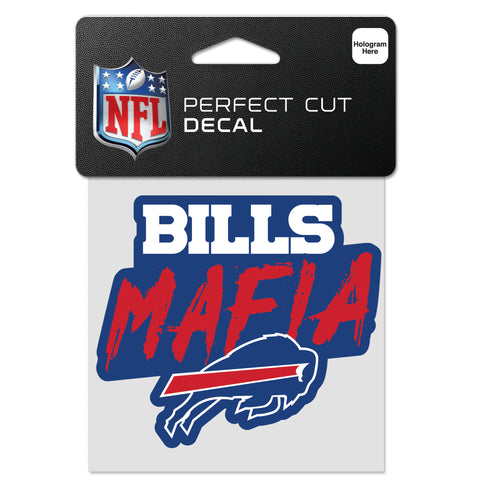 Buffalo Bills Decal 4x4 Perfect Cut Color Bills Mafia Design
