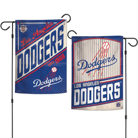 Los Angeles Dodgers Flag 12x18 Garden Style 2 Sided Cooperstown