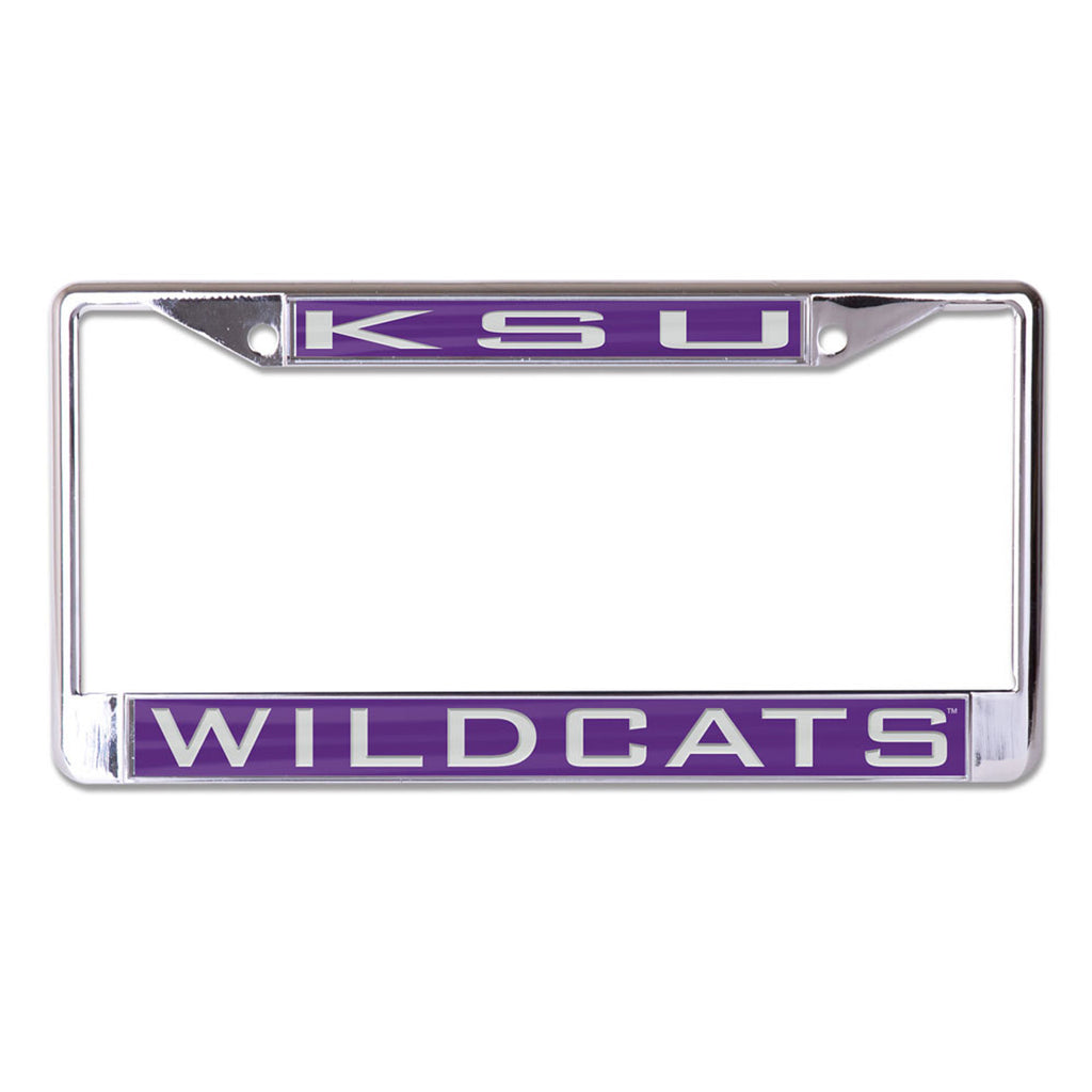 Kansas State Wildcats License Plate Frame Inlaid Special Order