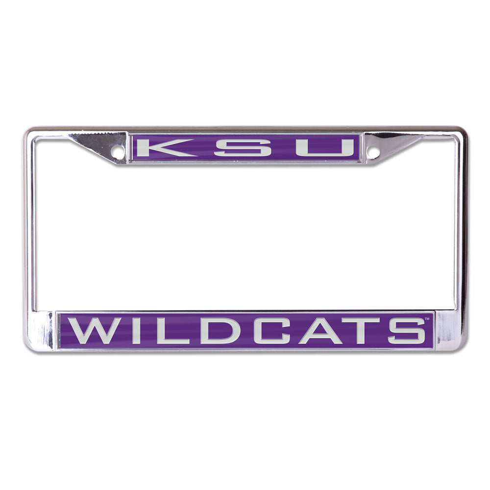 Kansas State Wildcats License Plate Frame Inlaid