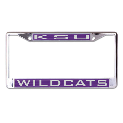 Kansas State Wildcats License Plate Frame Inlaid