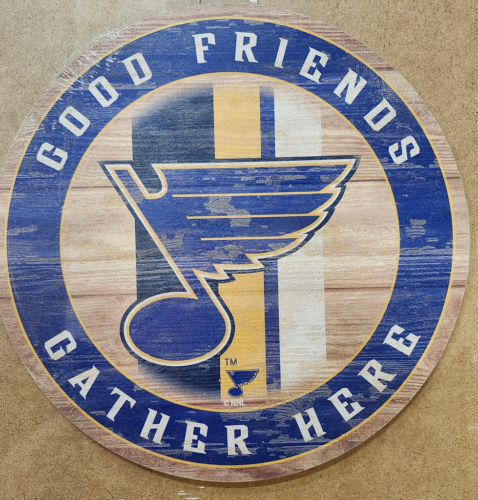 St. Louis Blues Sign 11 Inch Round