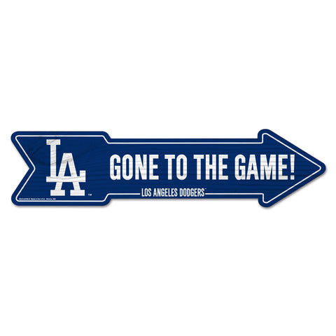 Los Angeles Dodgers Sign 6x24 Wood Arrow