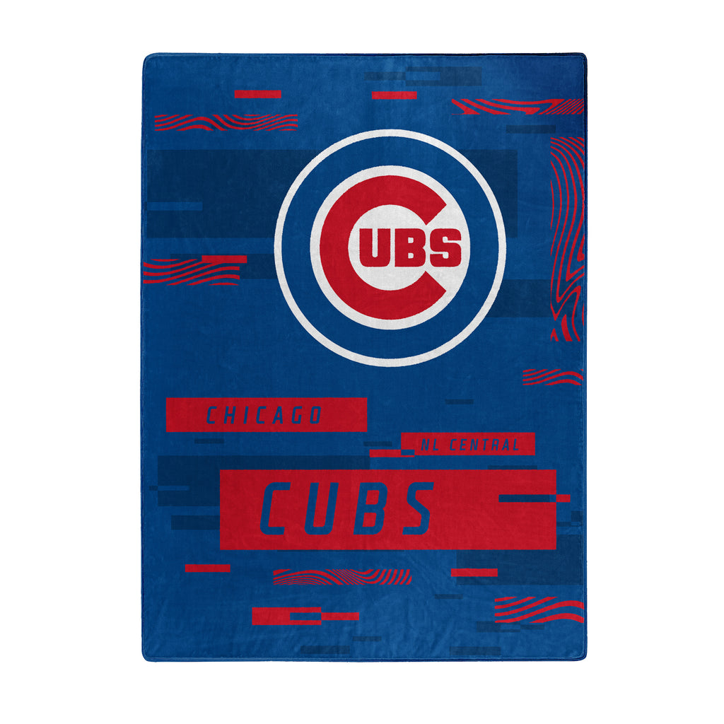 Chicago Cubs Blanket 60x80 Raschel Digitize Design