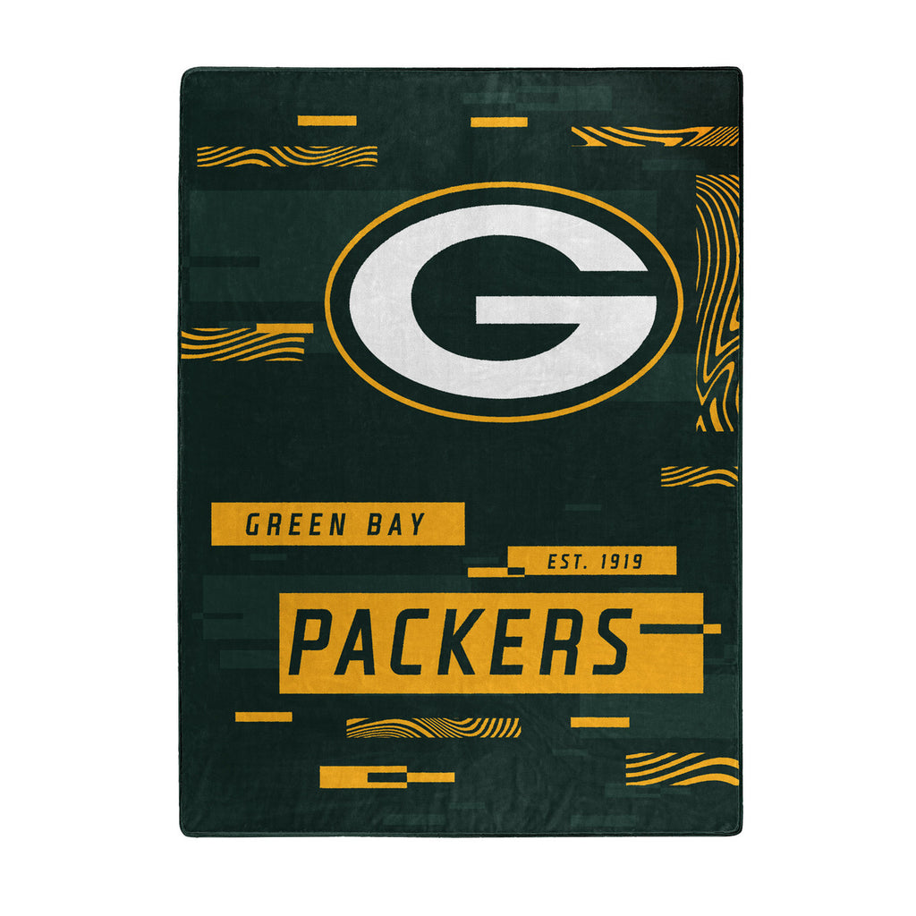 Green Bay Packers s Blanket 60x80 Raschel Digitize Design