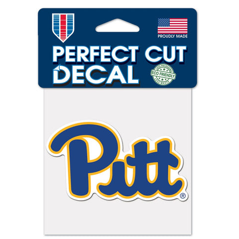 Pittsburgh Panthers Decal 4x4 Perfect Cut Color Special Order