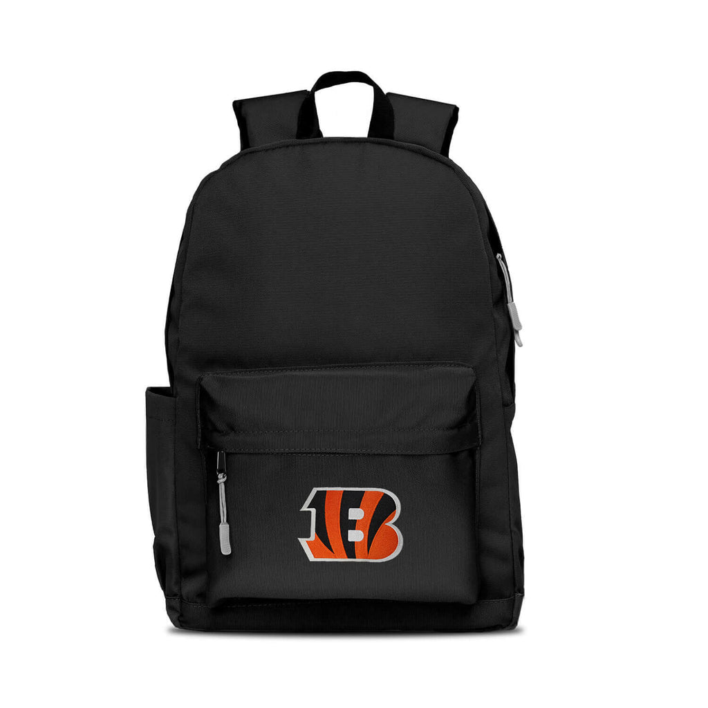 Cincinnati Bengals Backpack Campus Laptop Black with Gray