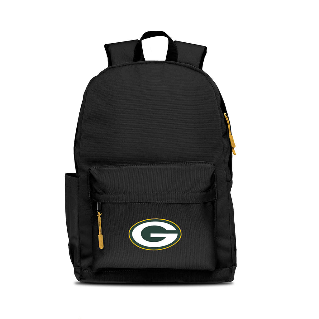 Green Bay Packers s Backpack Campus Laptop Black with Yellow