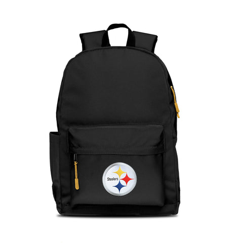 Pittsburgh Steelers Backpack Campus Laptop Black with Yellow