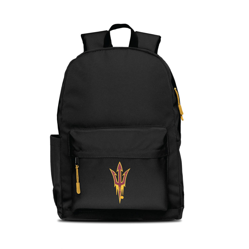 Arizona State Sun Devils Backpack Campus Laptop Black With Yellow