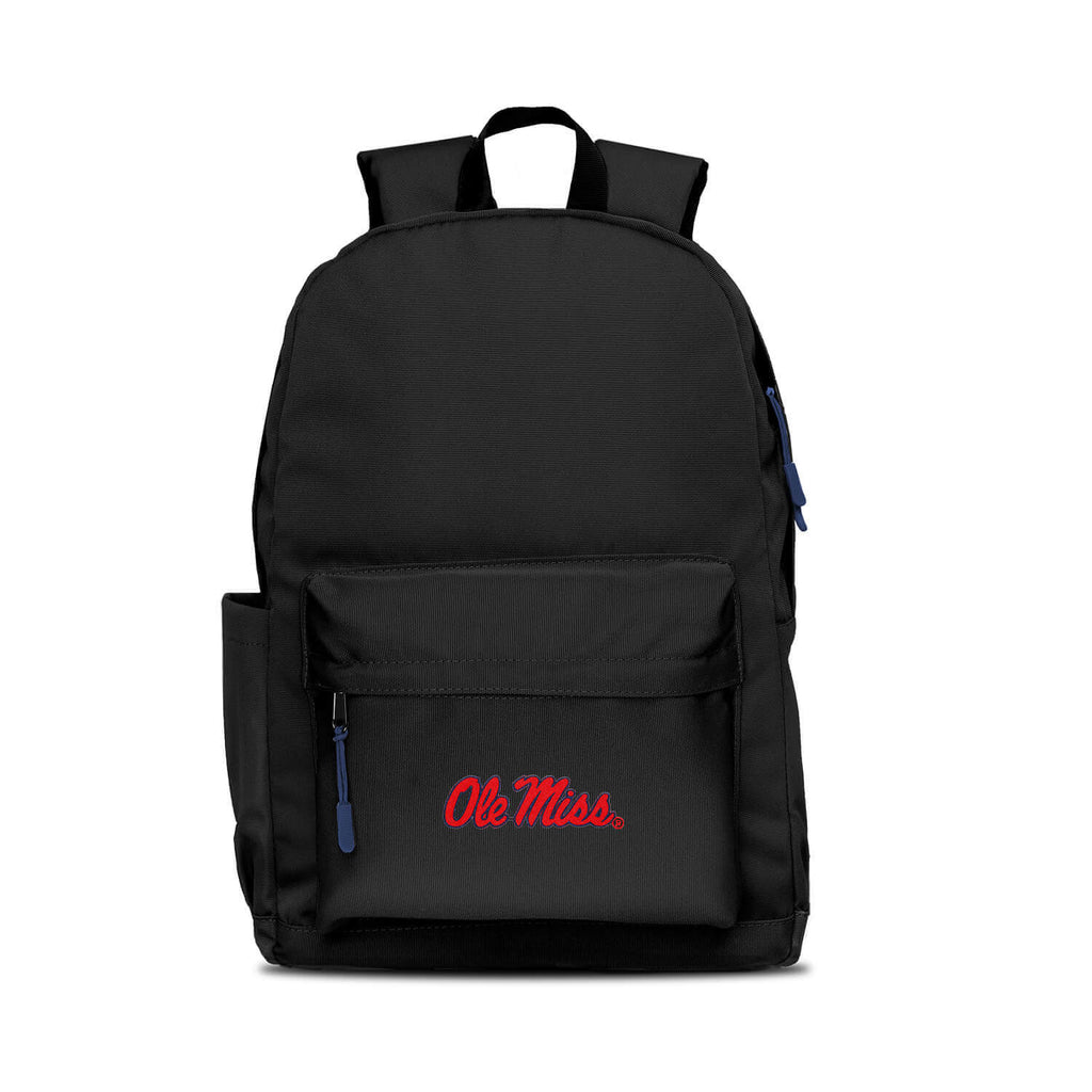 Ole Miss Rebels Backpack Campus Laptop Black With Navy
