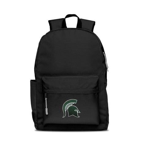 Michigan State Spartans Backpack Campus Laptop Black With Gray