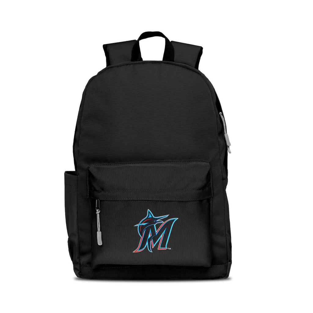 Miami Marlins Backpack Campus Laptop With Gray