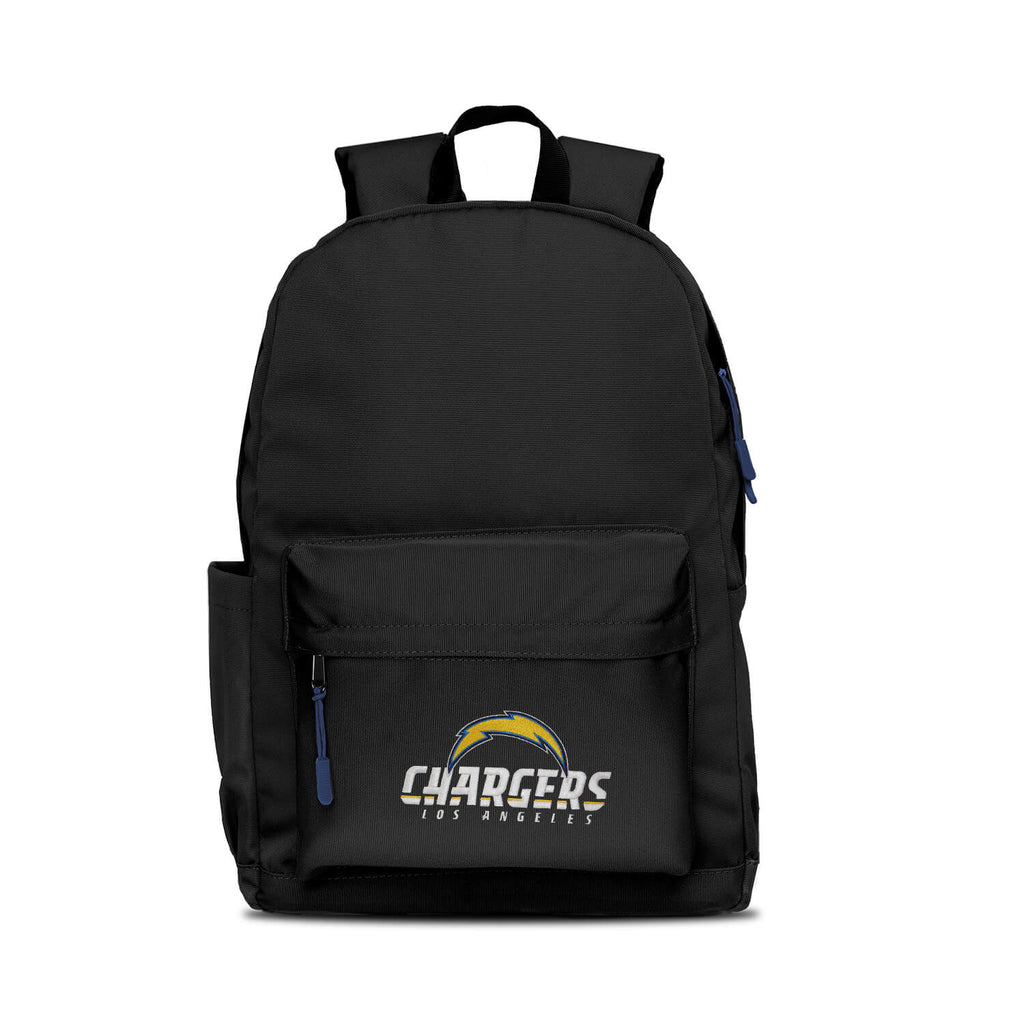 Los Angeles Chargers Backpack Campus Laptop Black with Navy