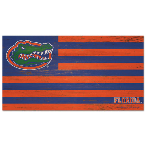Florida Gators Sign Wood 9x17 Flag