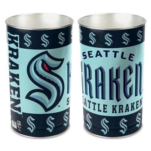 Seattle Kraken Wastebasket 15 Inch Periodic Restock