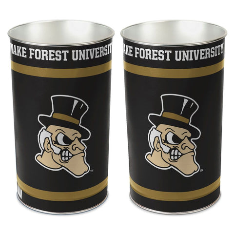 Wake Forest Demon Deacons Wastebasket 15 Inch Periodic Restock