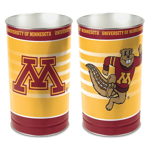 Minnesota Golden Gophers Wastebasket 15 Inch Periodic Restock
