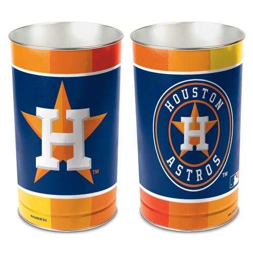 Houston Astros Wastebasket 15 Inch Periodic Restock