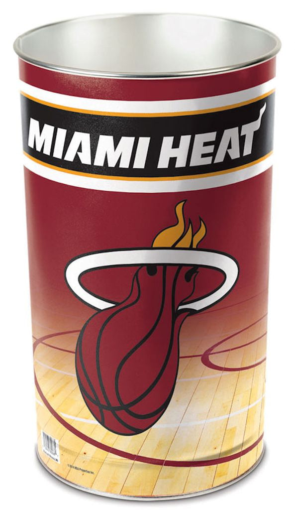 Miami Heat Wastebasket 15 Inch Periodic Restock