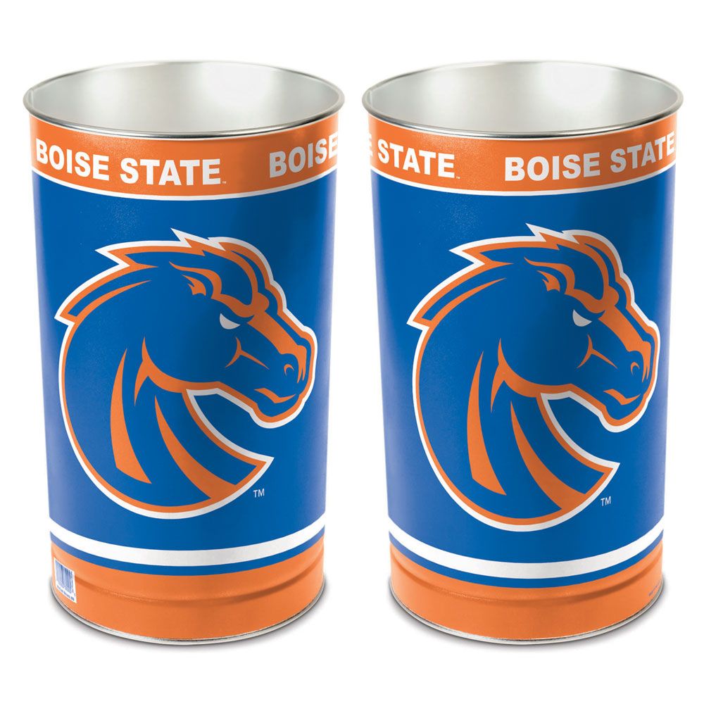 Boise State Broncos Wastebasket 15 Inch Periodic Restock