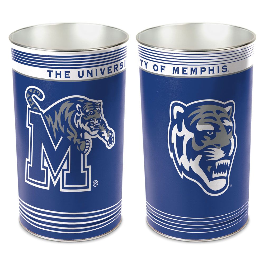 Memphis Tigers Wastebasket 15 Inch Periodic Restock