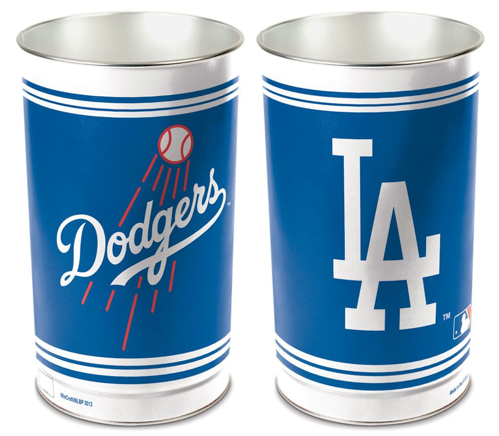 Los Angeles Dodgers Wastebasket 15 Inch Periodic Restock