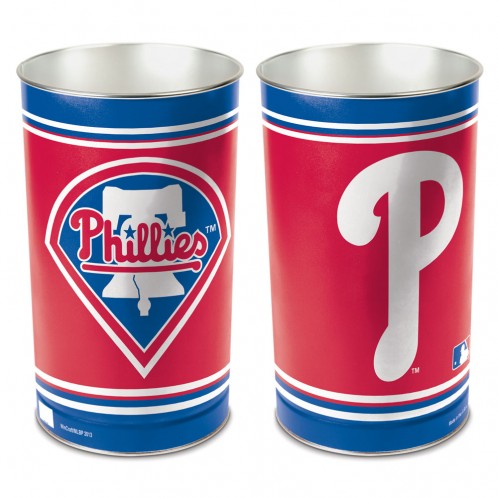 Philadelphia Phillies Wastebasket 15 Inch Periodic Restock