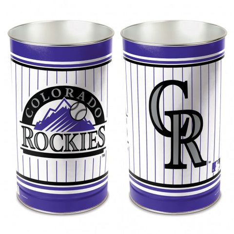 Colorado Rockies Wastebasket 15 Inch Periodic Restock