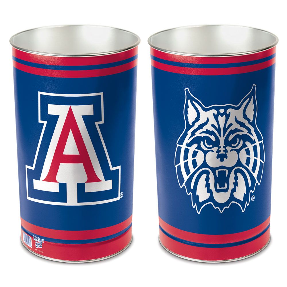 Arizona Wildcats Wastebasket 15 Inch Periodic Restock