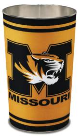 Missouri Tigers Wastebasket 15 Inch Periodic Restock