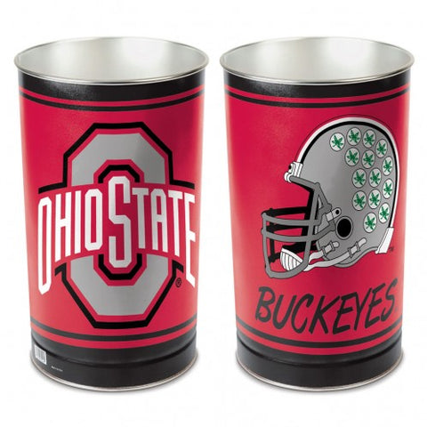 Ohio State Buckeyes Wastebasket 15 Inch Helmet Design Periodic Restock