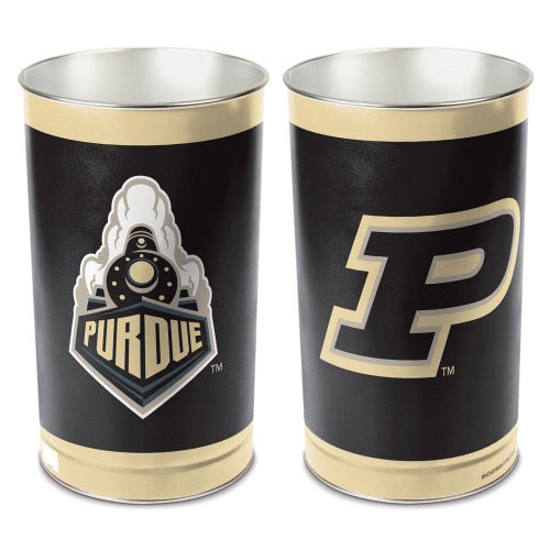 Purdue Boilermakers Wastebasket 15 Inch Periodic Restock
