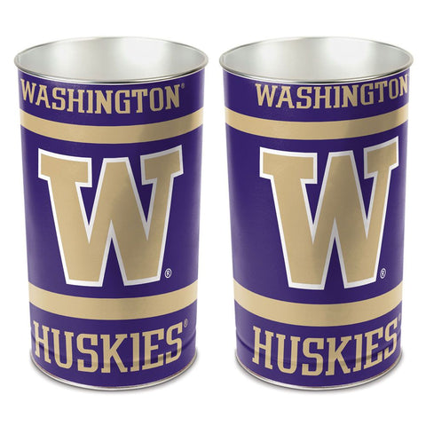 Washington Huskies Wastebasket 15 Inch Periodic Restock
