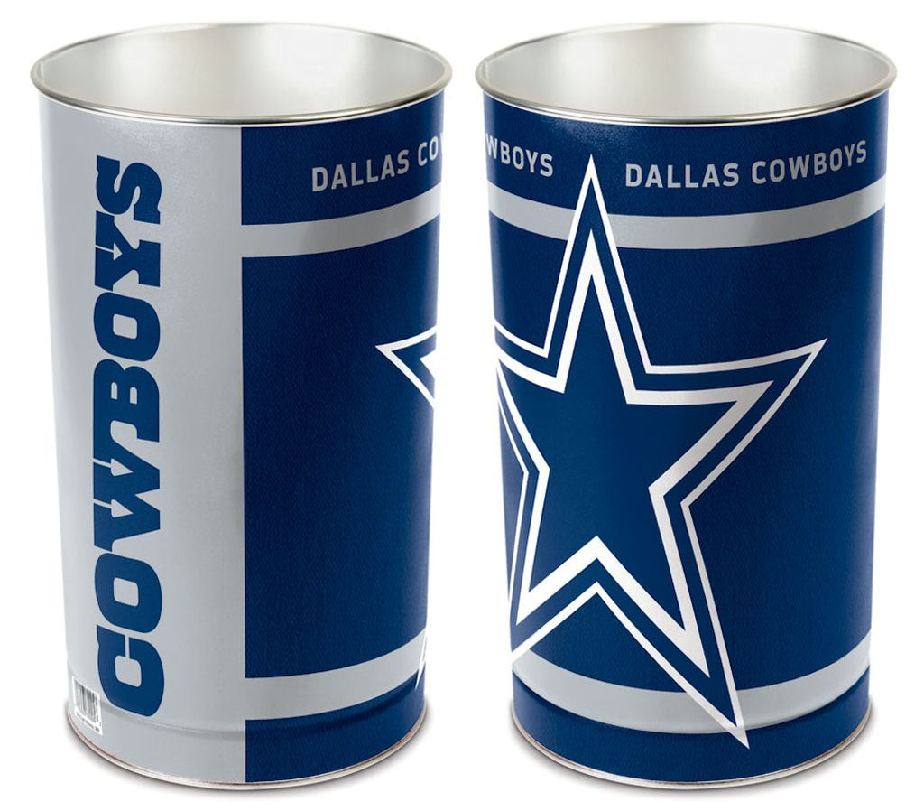 Dallas Cowboys Wastebasket 15 Inch Periodic Restock