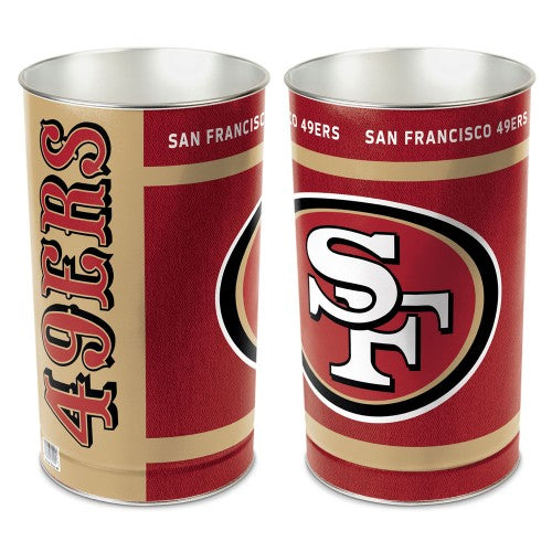 San Francisco 49ers Wastebasket 15 Inch Periodic Restock