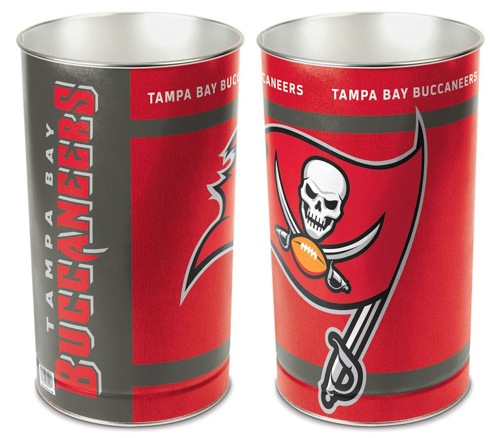 Tampa Bay Buccaneers Wastebasket 15 Inch Periodic Restock