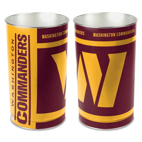 Washington Huskies Commanders Wastebasket 15 Inch Periodic Restock