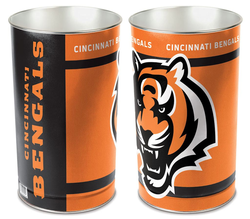 Cincinnati Bengals Wastebasket 15 Inch Periodic Restock