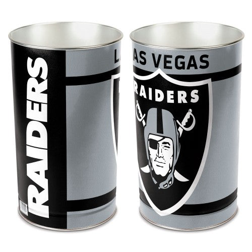 Las Vegas Raiders Wastebasket 15 Inch Periodic Restock