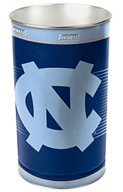 North Carolina Tar Heels Wastebasket 15 Inch Periodic Restock