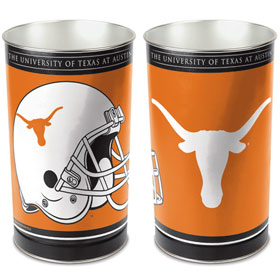 Texas Longhorns Wastebasket 15 Inch Periodic Restock